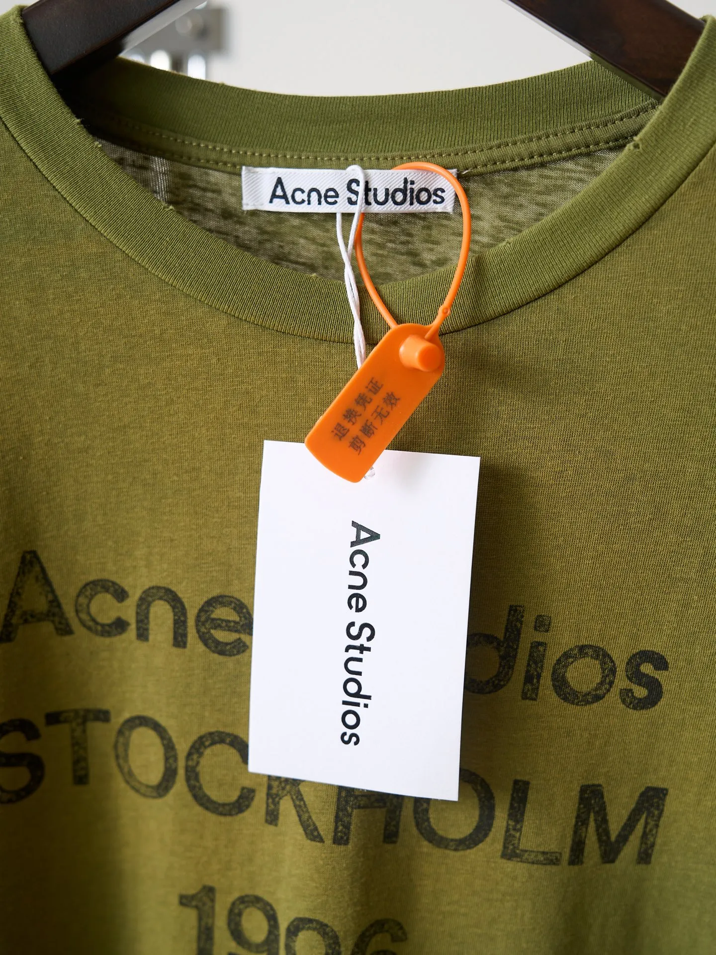【 】Acne Studios T 【In Stock】S M L XL Breathable Acne Studios ，